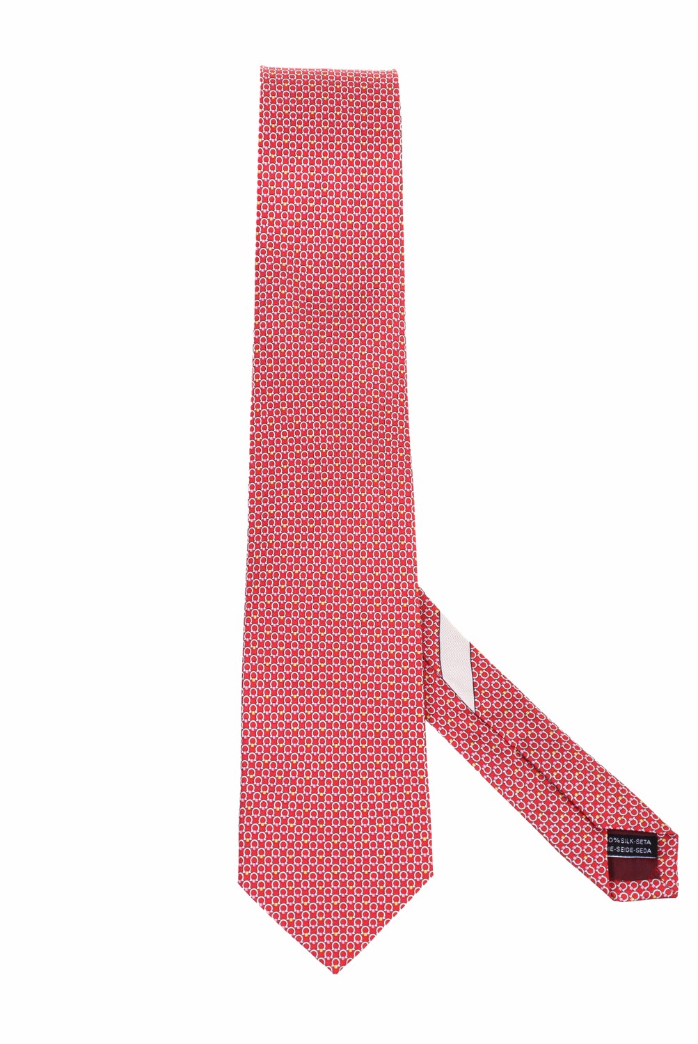 shop SALVATORE FERRAGAMO  Cravatta: Salvatore Ferragamo cravatta in seta stampa Gancini.
Composizione: 100% seta.
Made in Italy.. 357405-R number 5028388